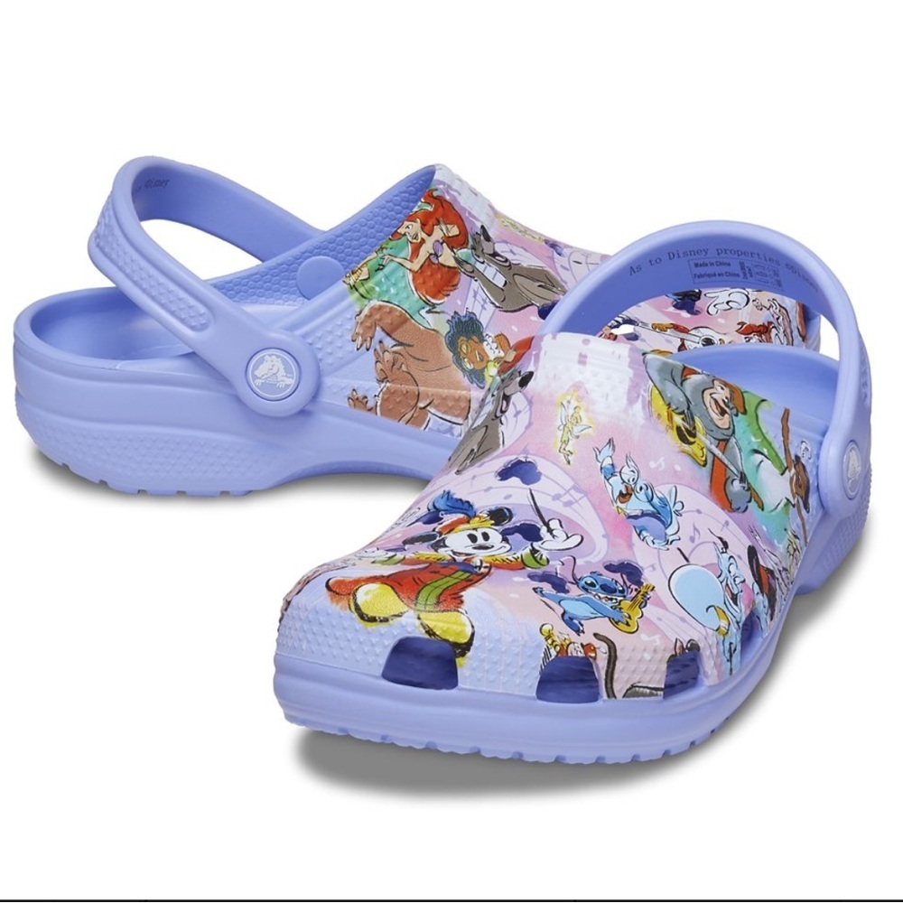 Crocs Disney Parks 100 Years Mickey Mouse Music & Wonder Adult Clogs 4M/ 6W